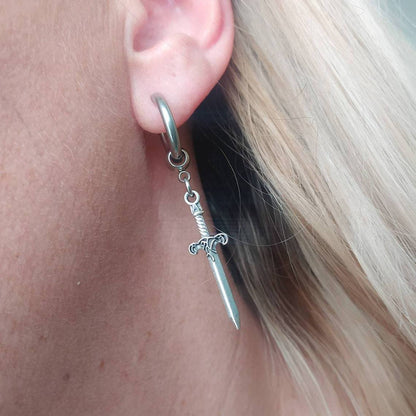 Sword Earrings