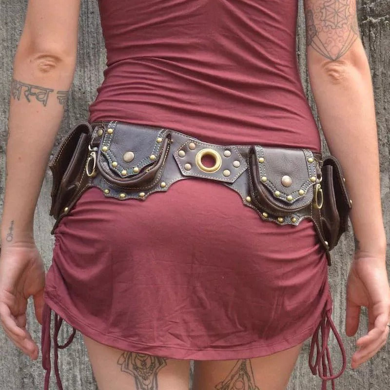 Punk Style Medieval Retro Belt Waist Bag