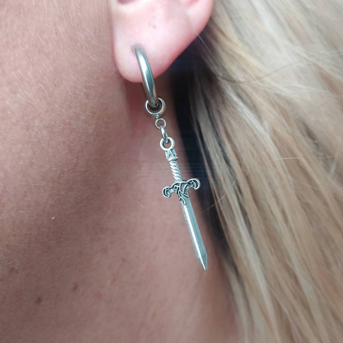 Sword Earrings