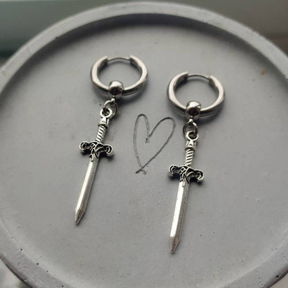 Sword Earrings